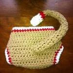 Crochet Red Sock Monkey Hat..