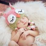 Crochet Sleepy Owl Hat Newb..