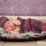 Crochet Purple Cocoon and H..
